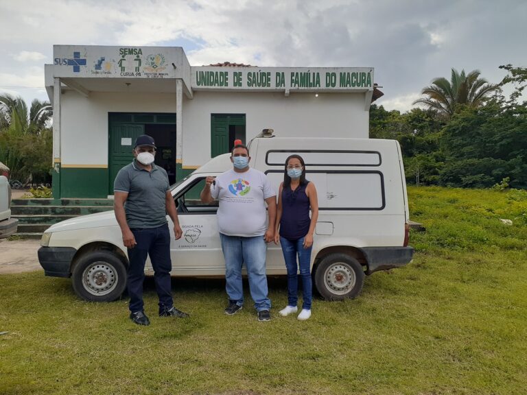 SEMSA e Vice-Prefeito realizam a devolução da Ambulância à Comunidade Macurá