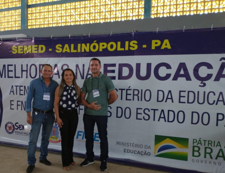 Prefeito Gica e Secretário de Educação participam do encontro do FNDE em Salinópolis
