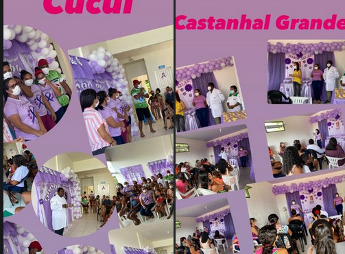 SEMSA realiza Março Lilás nas comunidades de Cucuí e Castanhal Grande