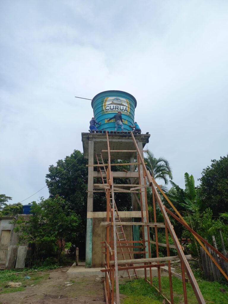 PMC realiza a substituição da caixa d’água da comunidade Macurá.