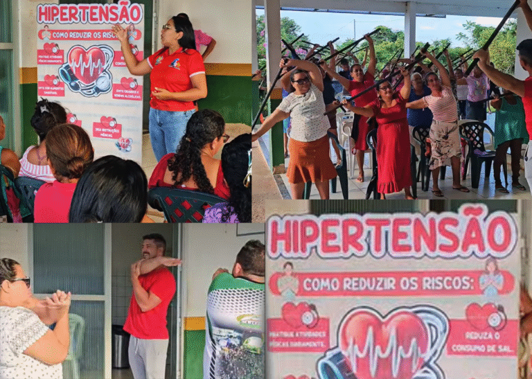 Abril Vermelho: ESF do Bairro Curuá Velho Promove Conscientização sobre Hipertensão em Idosos