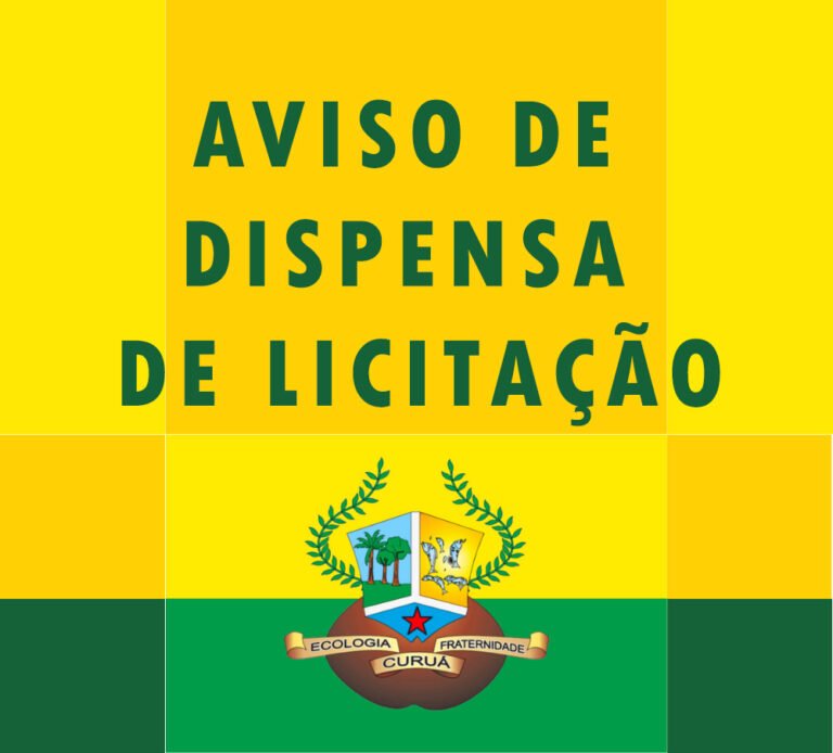 AVISO DE DISPENSA DE LICITAÇÃO – VARRIÇÃO MANUAL E LIMPEZA URBANA