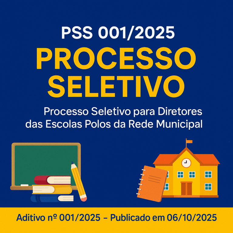 PREFEITURA DE CURUÁ DIVULGA ADITIVO AO EDITAL DO PROCESSO SELETIVO PARA DIRETORES ESCOLARES